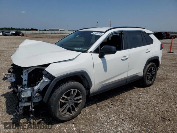 2019 Toyota RAV4 LE with VIN JTMH1RFV6KJ010214, listed as a Copart auction lot 54684325 with 0 mi miles and Clean Title. Bid and sale history available at carsss.com. Image 1.