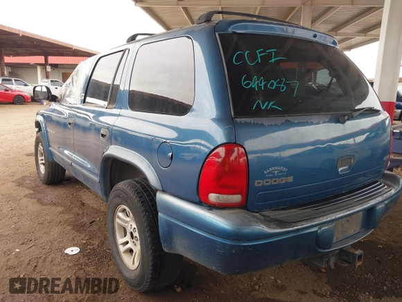2001 Dodge Durango with VIN 1B4HS28N61F644087, listed as a IAAI auction lot 40508226 with 203,638 mi miles and . Bid and sale history available at carsss.com. Image 3.