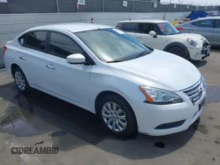 2015 Nissan Sentra SV with VIN 3N1AB7AP9FY361621, listed as a IAAI auction lot 42034360 with 103,780 mi miles. Bid and sale history available at carsss.com. Image 1.
