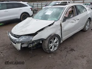 2012 Ford Fusion SE with VIN 3FAHP0HA1CR173855, listed as a IAAI auction lot 41574744 with 1 mi miles. Bid and sale history available at carsss.com. Image 2.