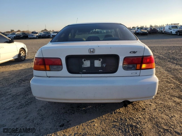 1998 Honda Civic DX with VIN 1HGEJ6225WL040734, listed as a Copart auction lot 83671054 with 143,563 mi miles and Salvage Title. Bid and sale history available at carsss.com. Image 6.