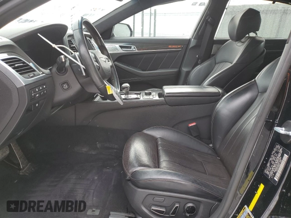 2018 Genesis G80 3.3T Sport with VIN KMHGN4JB5JU222384, listed as a Copart auction lot 42036785 with 38,516 mi miles and Salvage Title. Bid and sale history available at carsss.com. Image 7.