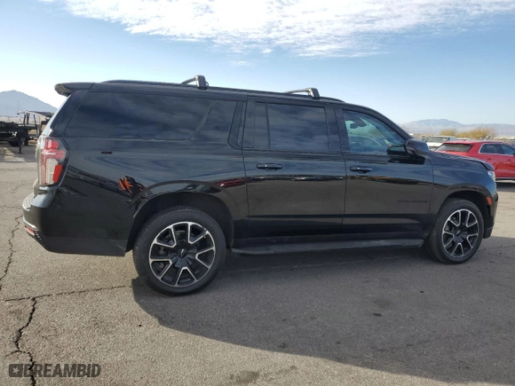 2022 Chevrolet Suburban RST with VIN 1GNSKEKD0NR100738, listed as a Copart auction lot 43371475 with 60,219 mi miles and Salvage Title. Bid and sale history available at carsss.com. Image 3.