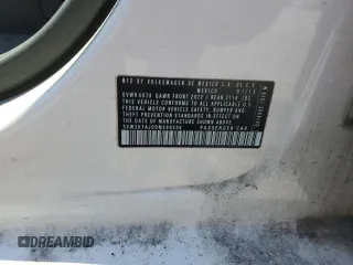 2013 Volkswagen Jetta S with VIN 3VW2K7AJ0DM260336, listed as a Copart auction lot 53988595 with 260,870 mi miles and Salvage title. Bid and sale history available at DreamBid. Image 12.