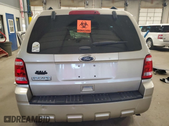 2012 Ford Escape XLT with VIN 1FMCU9D72CKA90785, listed as a Copart auction lot 56054135 with Not provided miles and Salvage title. Bid and sale history available at DreamBid. Image 6.