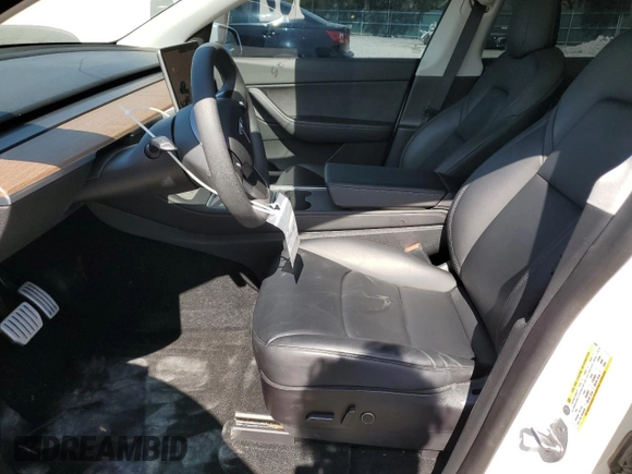 2021 Tesla Model Y Performance with VIN 5YJYGDEF7MF269221, listed as a Copart auction lot 52109785 with 61,619 mi miles and Salvage Title. Bid and sale history available at DreamBid. Image 7.