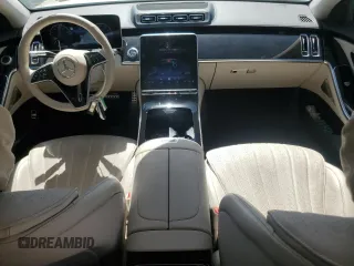 2022 Mercedes-Benz S 500 with VIN W1K6G6DB6NA157723, listed as a Copart auction lot 48541805 with 27,198 mi miles and Salvage Title. Bid and sale history available at DreamBid. Image 8.