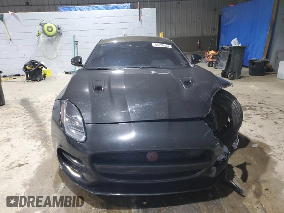 2018 Jaguar F-Type with VIN SAJD51EEXJCK51042, listed as a Copart auction lot 84990464 with 53,400 mi miles and Salvage Title. Bid and sale history available at DreamBid. Image 5.