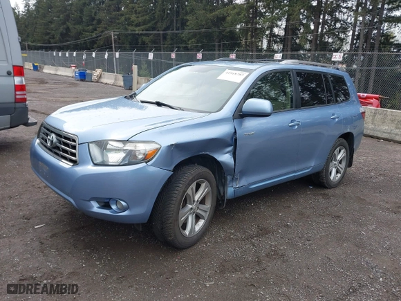 2008 Toyota Highlander Sport with VIN JTEDS43A582019517, listed as a IAAI auction lot 41918787 with 169,872 mi miles. Bid and sale history available at carsss.com. Image 17.