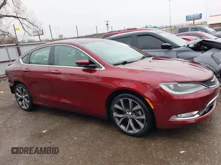 2015 Chrysler 200 C with VIN 1C3CCCCG1FN549009, listed as a IAAI auction lot 41702587 with 61,733 mi miles and . Bid and sale history available at carsss.com. Image 14.