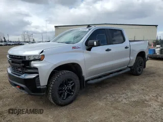 2021 Chevrolet Silverado 1500 LT Trail Boss with VIN 3GCPYFEL2MG130876, listed as a Copart auction lot 53039345 with 23,099 mi miles and Salvage Title. Bid and sale history available at DreamBid. Image 1.