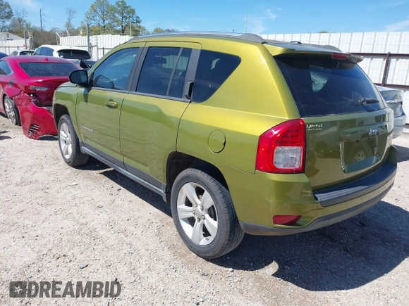 2012 Jeep Compass Latitude with VIN 1C4NJCEB9CD688401, listed as a IAAI auction lot 41801282 with 154,059 mi miles and . Bid and sale history available at carsss.com. Image 3.