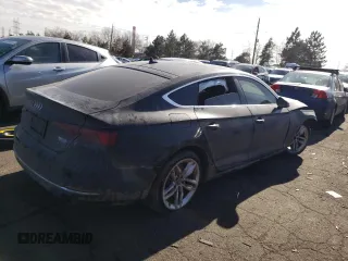 2019 Audi A5 Sportback Premium with VIN WAUANCF58KA051394, listed as a Copart auction lot 39569774 with Not Provided miles. Bid and sale history available at carsss.com. Image 3.
