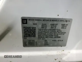 2019 GMC Terrain SLE with VIN 3GKALMEV6KL183986, listed as a Copart auction lot 46639265 with 90,778 mi miles and Clean Title. Bid and sale history available at carsss.com. Image 13.