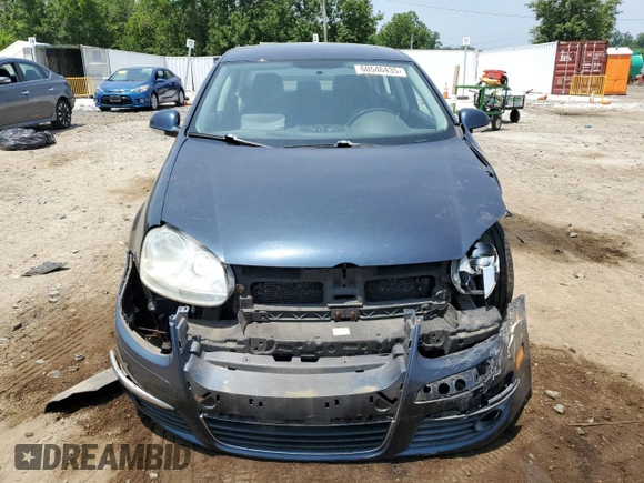 2009 Volkswagen Jetta SE with VIN 3VWRZ71K09M077240, listed as a Copart auction lot 60546435 with 134,670 mi miles and Salvage title. Bid and sale history available at DreamBid. Image 5.