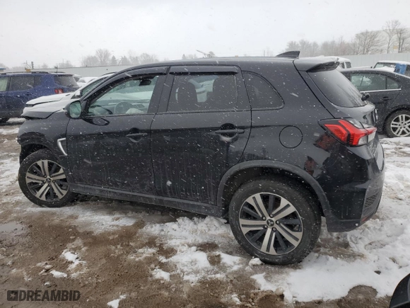 2022 Mitsubishi Outlander Sport SE with VIN JA4APVAU2NU022557, listed as a Copart auction lot 82638274 with 58,200 mi miles and Salvage Title. Bid and sale history available at carsss.com. Image 2.