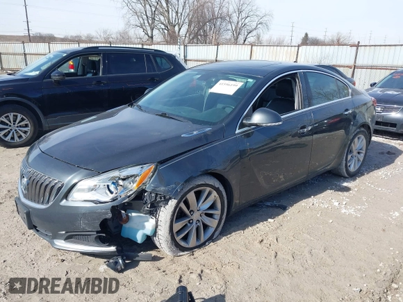2014 Buick Regal Premium I z VIN 2G4GN5EX2E9225094, wystawiony jako IAAI lot #41596199 z przebiegiem 203 124 mil mil oraz . Historia ofert i sprzedaży dostępna na DreamBid. Obrazek 2.