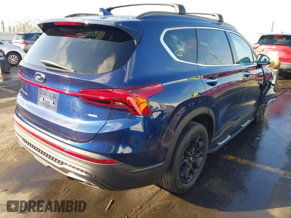 2022 Hyundai Santa Fe XRT with VIN 5NMS6DAJ1NH396954, listed as a IAAI auction lot 41437662 with 35,595 mi miles. Bid and sale history available at carsss.com. Image 4.