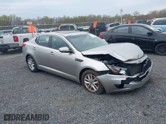 2011 Kia Optima LX with VIN KNAGM4A74B5097616, listed as a IAAI auction lot 41997992 with 157,417 mi miles and . Bid and sale history available at DreamBid. Image 1.