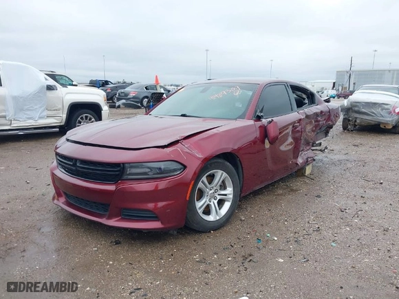 2018 Dodge Charger SXT with VIN 2C3CDXBG6JH200919, listed as a IAAI auction lot 41489309 with 137,184 mi miles. Bid and sale history available at carsss.com. Image 2.