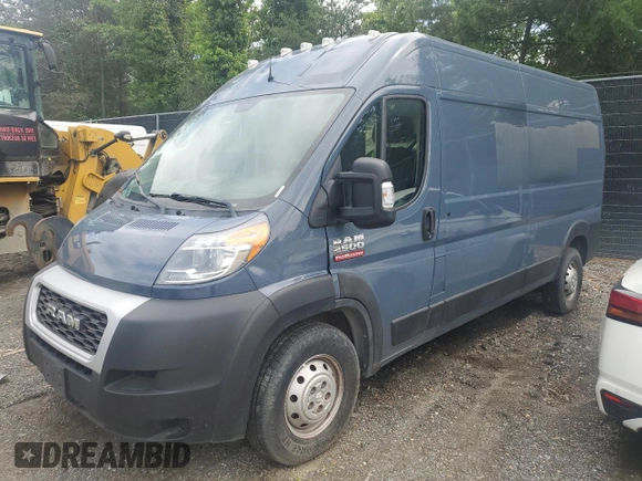 2019 Ram ProMaster Cargo with VIN 3C6TRVDG5KE513933, listed as a Copart auction lot 85761214 with 49,359 mi miles and Clean Title. Bid and sale history available at DreamBid. Image 1.