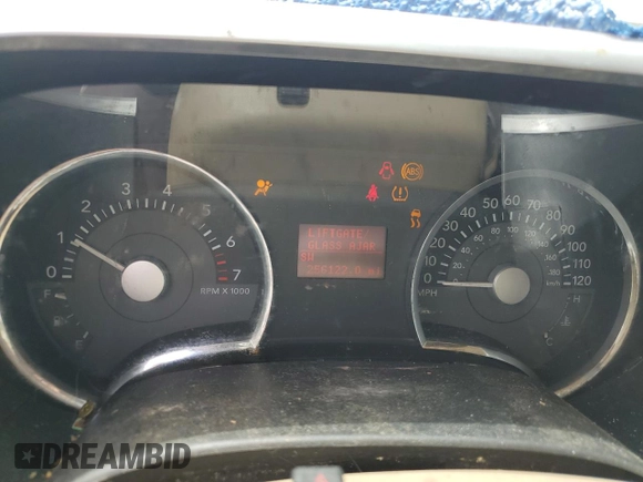 2007 Mercury Mountaineer Premier with VIN 4M2EU48857UJ09286, listed as a Copart auction lot 53472055 with 256,122 mi miles and Salvage title. Bid and sale history available at DreamBid. Image 9.