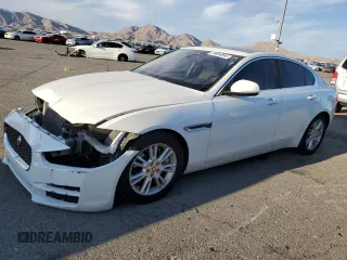 2019 Jaguar XE 25t Premium with VIN SAJAD4FX2KCP50944, listed as a Copart auction lot 75684894 with 56,375 mi miles and Salvage Title. Bid and sale history available at carsss.com. Image 1.