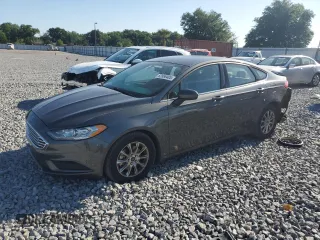 2017 Ford Fusion S with VIN 3FA6P0G75HR411128, listed as a Copart auction lot 52866405 with 80,706 mi miles and Non Repairable. Bid and sale history available at DreamBid. Image 1.