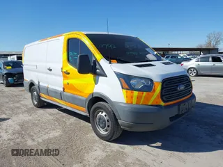 2016 Ford Transit Cargo with VIN 1FTYE1ZM1GKA89091, listed as a IAAI auction lot 41399277 with 137,070 mi miles and . Bid and sale history available at carsss.com. Image 1.