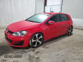 2016 Volkswagen Golf GTI SE with VIN 3VW5T7AU0GM038680, listed as a Copart auction lot 72386753 with 46,500 mi miles and Salvage Title. Bid and sale history available at carsss.com. Image 1.