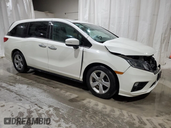 2019 Honda Odyssey EX with VIN 5FNRL6H53KB010902, listed as a Copart auction lot 53254595 with 86,940 mi miles and Salvage Title. Bid and sale history available at carsss.com. Image 4.