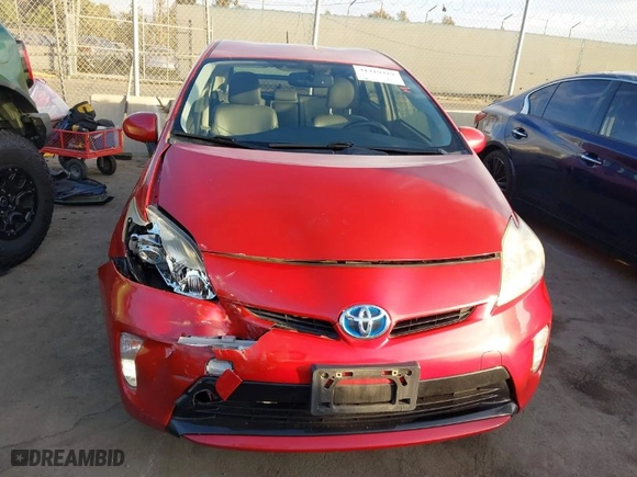 2012 Toyota Prius One with VIN JTDKN3DU5C5387838, listed as a IAAI auction lot 41219319 with NaN miles. Bid and sale history available at carsss.com. Image 12.
