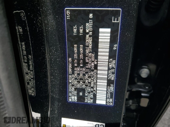 2022 Lexus NX 350 with VIN JTJAGCEZ4N5000938, listed as a Copart auction lot 57673895 with 36,396 mi miles and Salvage title. Bid and sale history available at DreamBid. Image 14.