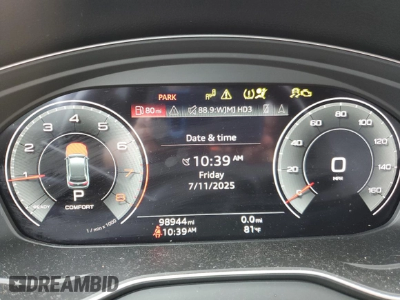 2022 Audi Q5 Sportback S line Premium Plus with VIN WA15AAFY2N2003008, listed as a Copart auction lot 64431705 with 98,944 mi miles and Clean title. Bid and sale history available at DreamBid. Image 9.