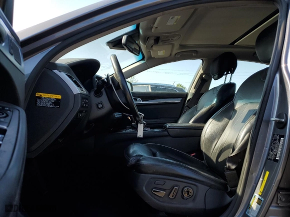 2015 Hyundai Genesis 3.8L with VIN KMHGN4JEXFU073486, listed as a Copart auction lot 52023875 with 94,586 mi miles and Salvage Title. Bid and sale history available at carsss.com. Image 7.