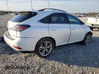 2013 Lexus RX 350 with VIN 2T2BK1BAXDC166015, listed as a Copart auction lot 48968335 with 0 mi miles and Salvage Title. Bid and sale history available at carsss.com. Image 3.