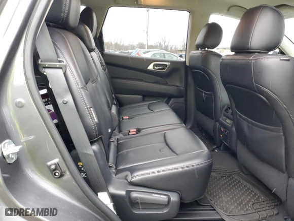 2019 Nissan Pathfinder SV with VIN 5N1DR2MM2KC592188, listed as a Copart auction lot 85503804 with 56,538 mi miles and Salvage Title. Bid and sale history available at carsss.com. Image 11.