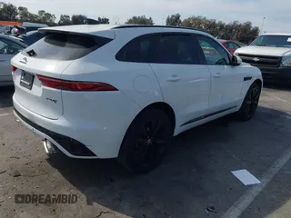 2023 Jaguar F-Pace R-Dynamic S with VIN SADCT2FUXPA711966, listed as a IAAI auction lot 41607014 with 18,872 mi miles and . Bid and sale history available at DreamBid. Image 4.