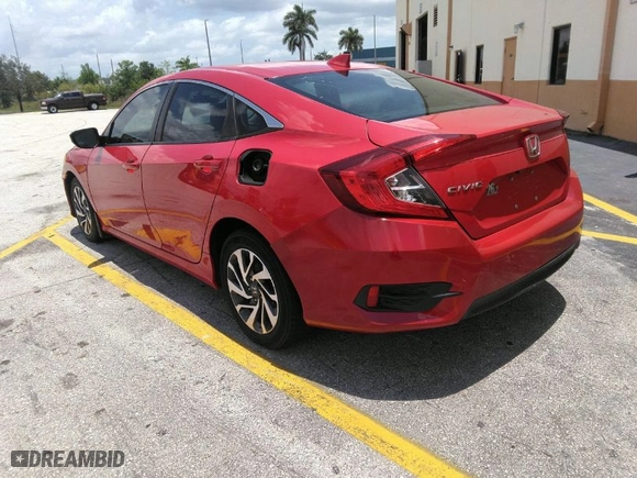2017 Honda Civic Sedan EX with VIN 2HGFC2F78HH552372, listed as a IAAI auction lot 42085784 with 93,666 mi miles. Bid and sale history available at carsss.com. Image 3.
