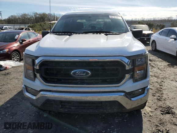 2023 Ford F-150 XL with VIN 1FTFW1E59PKE35312, listed as a Copart auction lot 86181444 with 19,849 mi miles and Salvage Title. Bid and sale history available at carsss.com. Image 5.