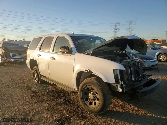 2007 Chevrolet Tahoe Police with VIN 1GNEC03087R426640, listed as a Copart auction lot 76158604 with NaN miles and Salvage Title. Bid and sale history available at carsss.com. Image 10.