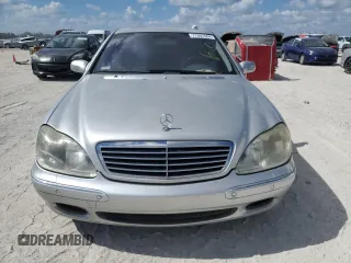 2001 Mercedes-Benz S-Class with VIN WDBNG70J11A192431, listed as a Copart auction lot 77662564 with 0 mi miles and Salvage Title. Bid and sale history available at carsss.com. Image 5.