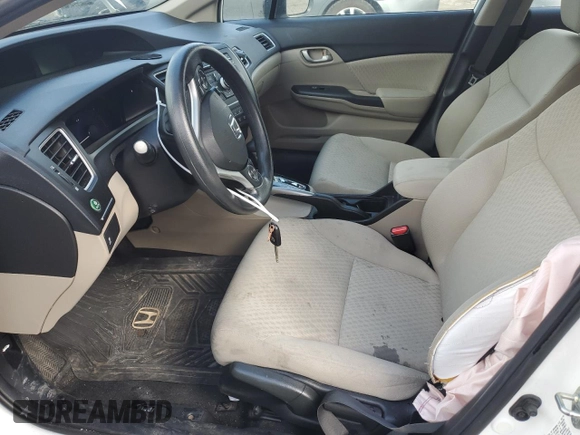 2015 Honda Civic Sedan LX with VIN 19XFB2F57FE045763, listed as a Copart auction lot 49605475 with 159,352 mi miles and Salvage Title. Bid and sale history available at carsss.com. Image 7.