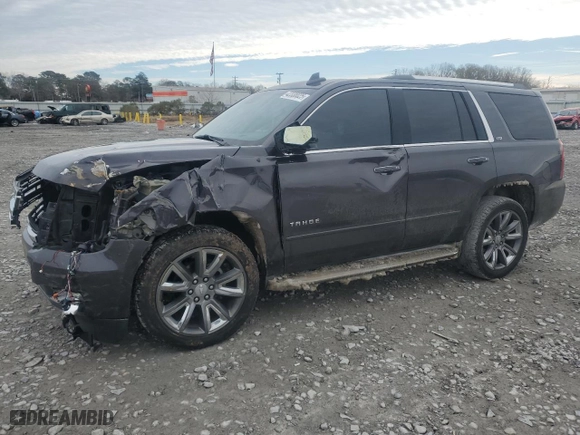 2015 Chevrolet Tahoe LTZ with VIN 1GNSCCKC3FR609104, listed as a Copart auction lot 42338025 with 193,676 mi miles and Salvage Title. Bid and sale history available at carsss.com. Image 1.