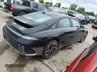 2023 Hyundai Ioniq 6 Preferred z VIN KMHM34ACXPA050798, wystawiony jako Copart lot #55333134 z przebiegiem 14 680 mil mil oraz Szkoda całkowita • Salvage title. Historia ofert i sprzedaży dostępna na DreamBid. Obrazek 3.