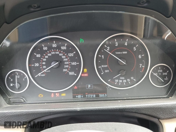 2016 BMW 4 Series 428i with VIN WBA3N7C57GK226143, listed as a Copart auction lot 44036805 with 117,218 mi miles and Salvage Title. Bid and sale history available at carsss.com. Image 9.