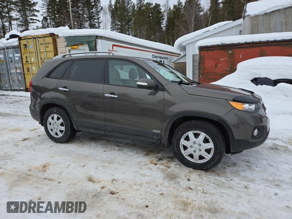 2012 Kia Sorento EX with VIN 5XYKUDA27CG277358, listed as a Copart auction lot 47256495 with 88,334 mi miles and Salvage title. Bid and sale history available at DreamBid. Image 4.