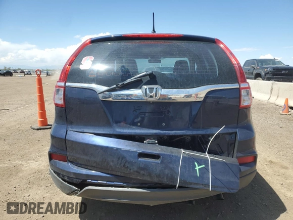2015 Honda CR-V LX with VIN 2HKRM4H34FH628771, listed as a Copart auction lot 54849535 with 82,451 mi miles and Salvage Title. Bid and sale history available at DreamBid. Image 6.