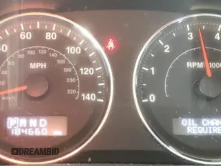 2009 Jeep Commander Sport with VIN 1J8HG48K69C511244, listed as a Copart auction lot 47545135 with 184,660 mi miles and Clean title. Bid and sale history available at DreamBid. Image 9.