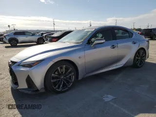 2024 Lexus IS with VIN JTHGZ1B24R5072617, listed as a Copart auction lot 47477665 with 2,530 mi miles and Salvage Title. Bid and sale history available at carsss.com. Image 1.